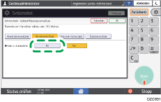 Abbildung Bedienfeld-Display