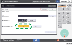Abbildung Bedienfeld-Display