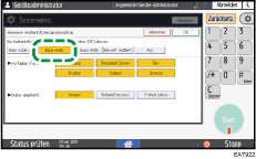 Abbildung Bedienfeld-Display