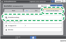 Abbildung Bedienfeld-Display