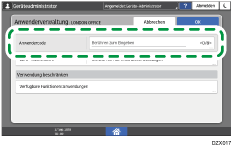 Abbildung Bedienfeld-Display
