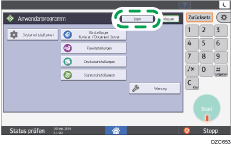 Abbildung Bedienfeld-Display