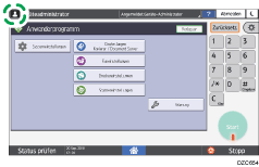 Abbildung Bedienfeld-Display