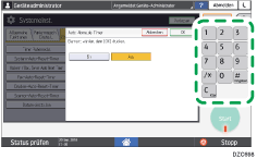 Abbildung Bedienfeld-Display