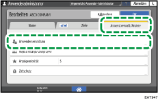 Abbildung Bedienfeld-Display