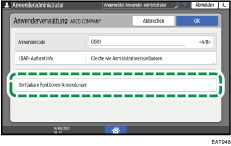 Abbildung Bedienfeld-Display