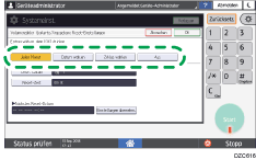 Abbildung Bedienfeld-Display