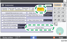 Abbildung Bedienfeld-Display
