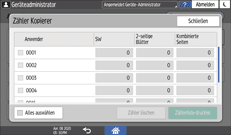 Abbildung Bedienfeld-Display