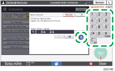 Abbildung Bedienfeld-Display