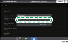 Abbildung Bedienfeld-Display