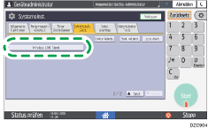 Abbildung Bedienfeld-Display