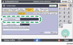 Abbildung Bedienfeld-Display