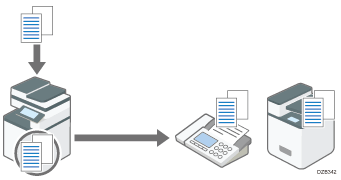 Illustration of parallel memory transmission