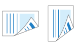 Illustration of printing a multi-page document