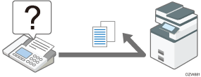 Illustration of preventing unwanted faxes