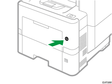 Main power switch illustration