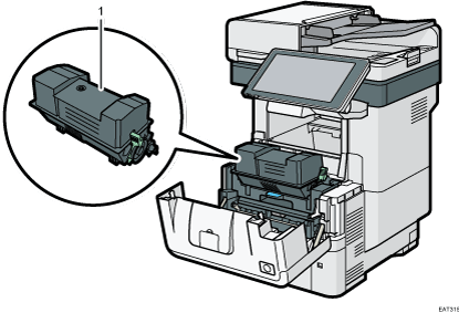 Main unit illustration numbered callout illustration