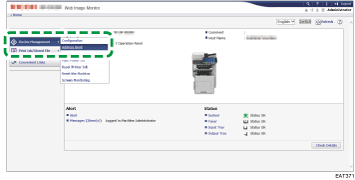 Web browser screen illustration