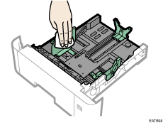 Paper tray illustration