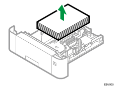 Paper tray illustration