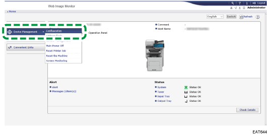 Web browser screen illustration