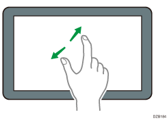 Control panel illustration