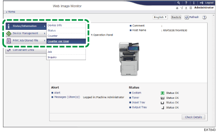 Web browser screen illustration