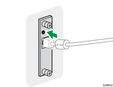 Illustration of Expanded USB Print Server Unit