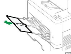 Bypass tray illustration