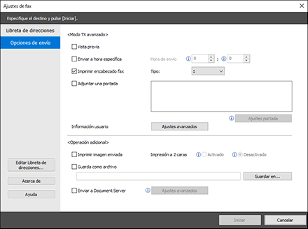 Ilustración de la pantalla del driver
