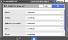 Käyttöpaneelin näyttö