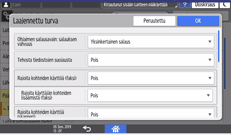 Käyttöpaneelin näyttö