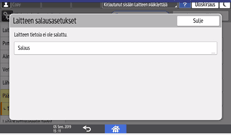 Käyttöpaneelin näyttö