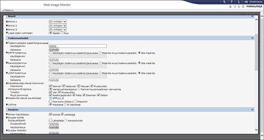 Selaimen näytön kuva