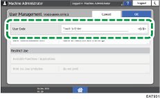 Käyttöpaneelin näyttö
