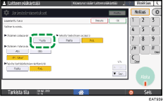 Käyttöpaneelin näyttö