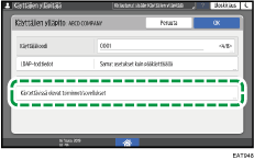 Käyttöpaneelin näyttö
