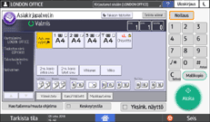 Käyttöpaneelin näyttö
