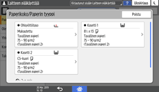 Käyttöpaneelin näyttö