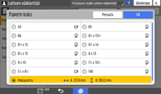 Käyttöpaneelin näyttö