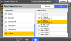 Käyttöpaneelin näyttö