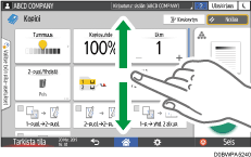 Käyttöpaneelin näyttö