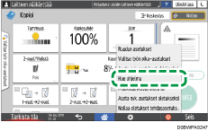 Käyttöpaneelin näyttö