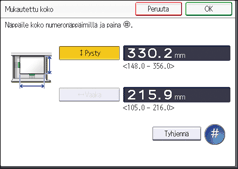 Käyttöpaneelin näyttö
