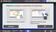 Käyttöpaneelin näyttö