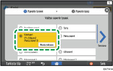 Käyttöpaneelin näyttö