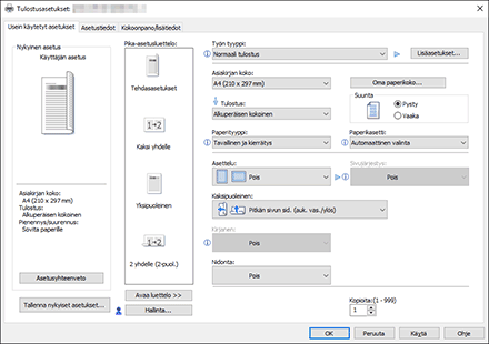 Kuva ohjaimen näytöstä
