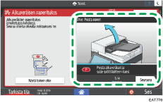 Käyttöpaneelin näyttö