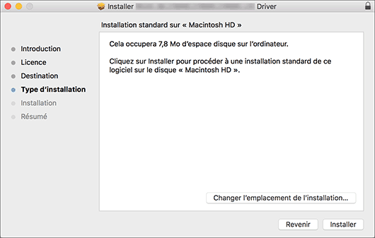 Illustration de l'écran Pilote